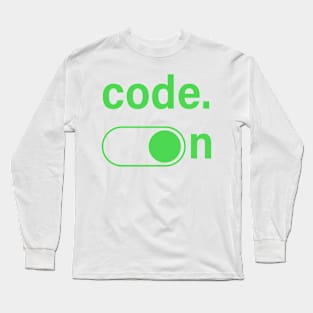 Code on Long Sleeve T-Shirt